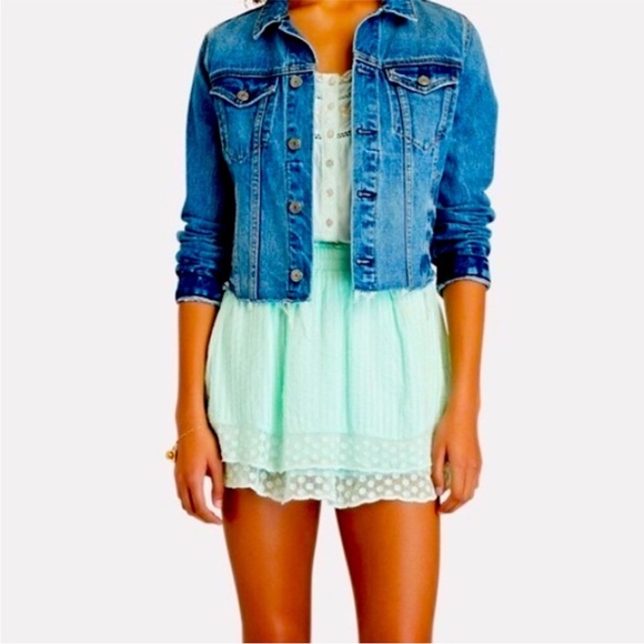 LoveShackFancy Mint Green Skater Skirt EUC - Picture 1 of 15